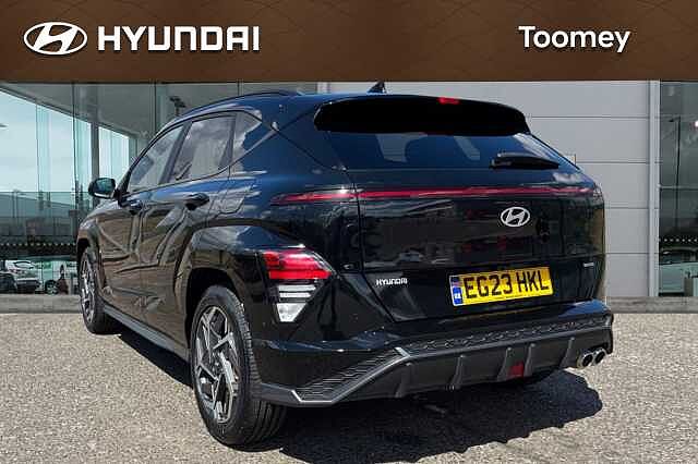 Hyundai KONA 1.6 H Gdi N Line S Suv 5dr Petrol Hybrid Dct Euro 6 (s/s) (141 Ps) Abyss Black