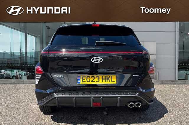 Hyundai KONA 1.6 H Gdi N Line S Suv 5dr Petrol Hybrid Dct Euro 6 (s/s) (141 Ps) Abyss Black