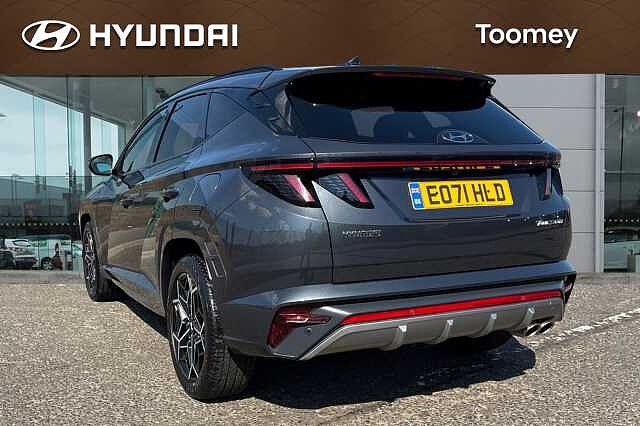 Hyundai TUCSON 1.6 T Gdi Mhev N Line Suv 5dr Petrol Hybrid Dct Euro 6 (s/s) (150 Ps) Grey