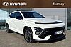 Hyundai KONA 1.6 H Gdi N Line S Suv 5dr Petrol Hybrid Dct Euro 6 (s/s) (141 Ps) Atlas White