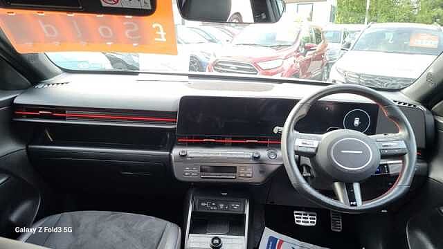 Hyundai KONA 1.6 h-GDi N Line S SUV 5dr Petrol Hybrid DCT Euro 6 (s/s) (141 ps) White