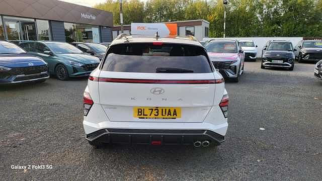 Hyundai KONA 1.6 h-GDi N Line S SUV 5dr Petrol Hybrid DCT Euro 6 (s/s) (141 ps) White