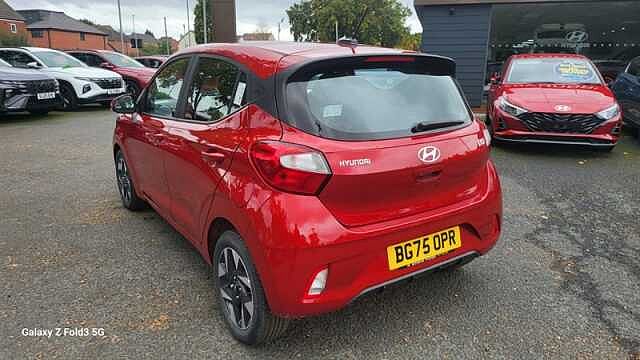 Hyundai I10 1.0 Advance Hatchback 5dr Petrol Auto Euro 6 (s/s) (63 ps) Red