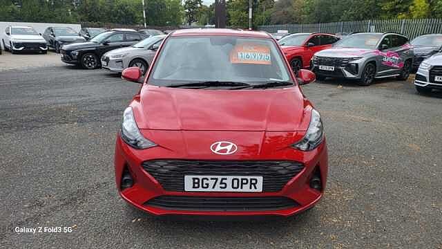 Hyundai I10 1.0 Advance Hatchback 5dr Petrol Auto Euro 6 (s/s) (63 ps) Red