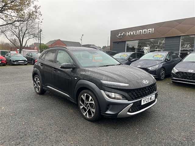 Hyundai KONA 1.0 T-GDi MHEV Premium SUV 5dr Petrol Hybrid Manual Euro 6 (s/s) (120 ps) Black