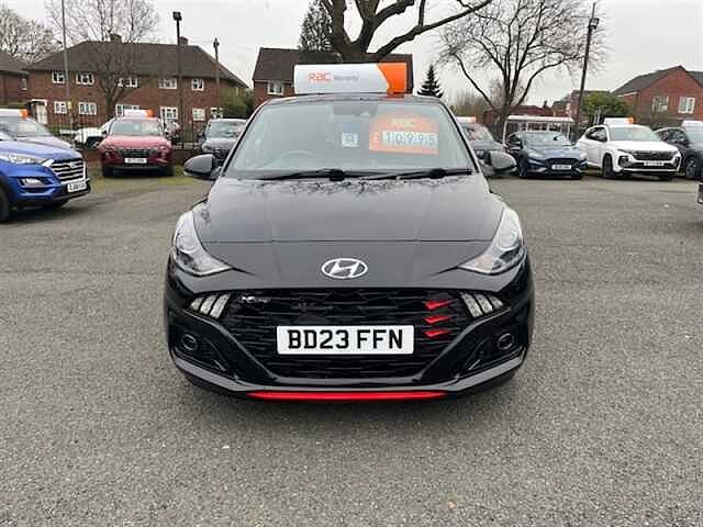 Hyundai I10 1.0 T-GDi N Line Hatchback 5dr Petrol Manual Euro 6 (s/s) (100 ps) Black