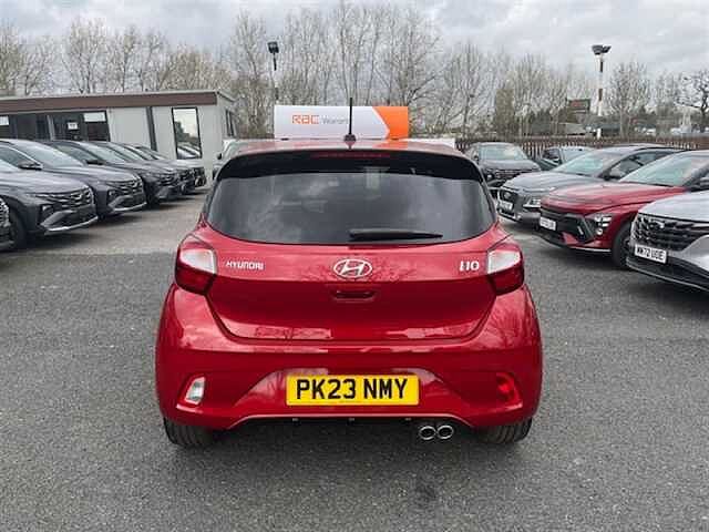 Hyundai I10 1.0 T-GDi N Line Hatchback 5dr Petrol Manual Euro 6 (s/s) (100 ps) Red