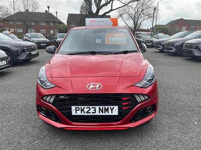 Hyundai I10 1.0 T-GDi N Line Hatchback 5dr Petrol Manual Euro 6 (s/s) (100 ps) Red