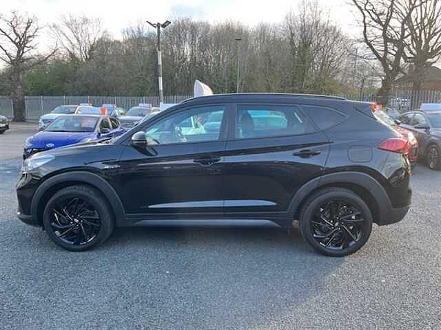 Hyundai TUCSON 1.6 T-GDi N Line SUV 5dr Petrol Manual Euro 6 (s/s) (177 ps) Black