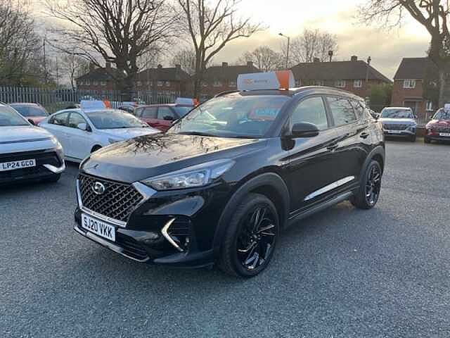 Hyundai TUCSON 1.6 T-GDi N Line SUV 5dr Petrol Manual Euro 6 (s/s) (177 ps) Black