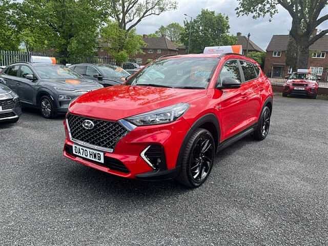 Hyundai TUCSON 1.6 CRDi MHEV N Line SUV 5dr Diesel Hybrid DCT Euro 6 (s/s) (136 ps)