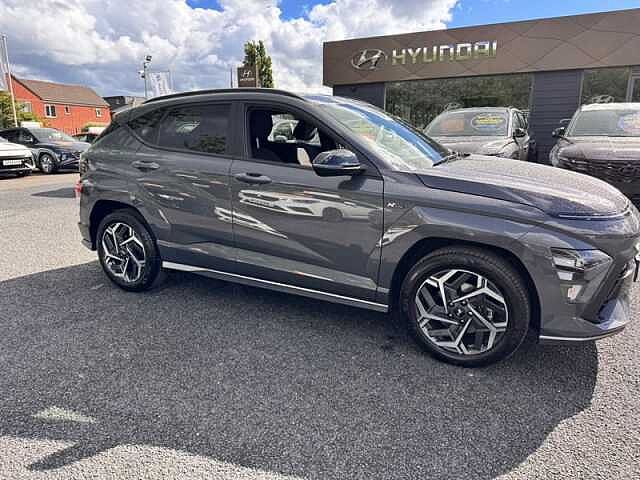 Hyundai KONA 1.6 T-GDi N Line SUV 5dr Petrol Manual Euro 6 (s/s) (138 ps) Grey