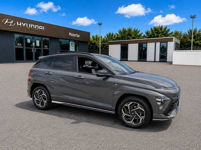 Hyundai KONA 1.6 T-GDi N Line SUV 5dr Petrol Manual Euro 6 (s/s) (138 ps) Grey