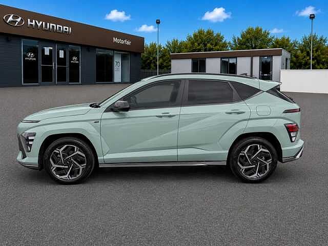 Hyundai KONA 1.6 T-GDi N Line SUV 5dr Petrol Manual Euro 6 (s/s) (138 ps) Green