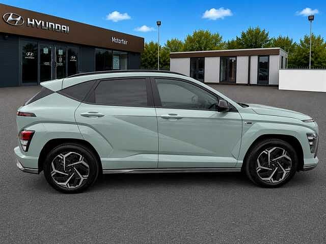 Hyundai KONA 1.6 T-GDi N Line SUV 5dr Petrol Manual Euro 6 (s/s) (138 ps) Green