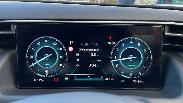 Hyundai TUCSON 1.6 T-GDi MHEV Ultimate SUV 5dr Petrol Hybrid DCT 4WD Euro 6 (s/s) (180 ps) White