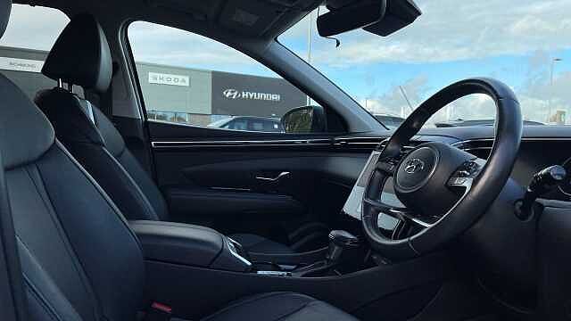 Hyundai TUCSON 1.6 T-GDi MHEV Ultimate SUV 5dr Petrol Hybrid DCT 4WD Euro 6 (s/s) (180 ps) White