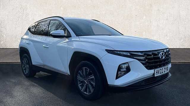 Hyundai TUCSON 1.6 h T-GDi SE Connect SUV 5dr Petrol Hybrid Auto Euro 6 (s/s) (230 ps) Polar White