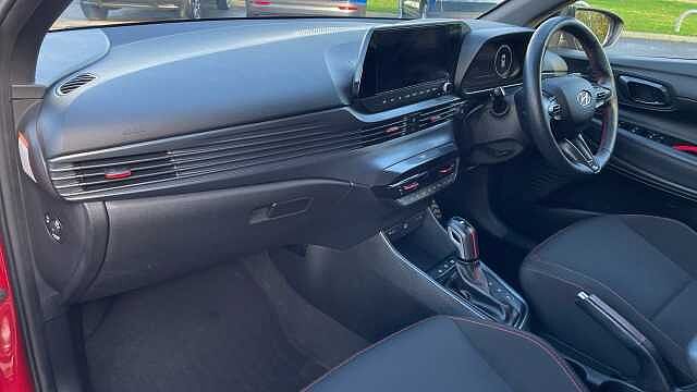 Hyundai I20 1.0 T-GDi MHEV N Line Hatchback 5dr Petrol Hybrid DCT Euro 6 (s/s) (120 ps) Red