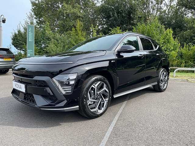Hyundai KONA 1.6 T-GDi N Line SUV 5dr Petrol Manual Euro 6 (s/s) (138 ps) Abyss Black