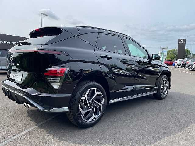 Hyundai KONA 1.6 T-GDi N Line SUV 5dr Petrol Manual Euro 6 (s/s) (138 ps) Abyss Black