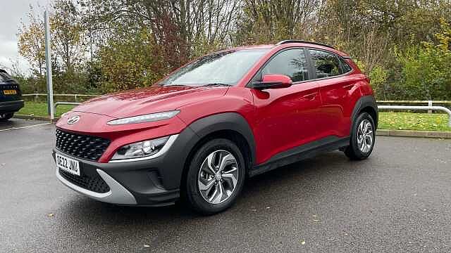 Hyundai KONA 1.6 h-GDi SE Connect SUV 5dr Petrol Hybrid DCT Euro 6 (s/s) (141 ps) Red