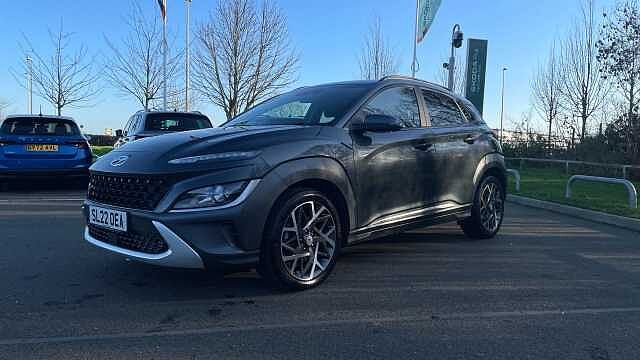 Hyundai KONA 1.6 h-GDi Premium SUV 5dr Petrol Hybrid DCT Euro 6 (s/s) (141 ps) Grey
