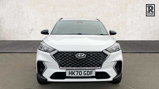 Hyundai TUCSON 1.6 CRDi MHEV N Line SUV 5dr Diesel Hybrid Manual Euro 6 (s/s) (136 ps) Polar White