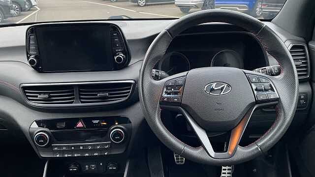 Hyundai TUCSON 1.6 CRDi MHEV N Line SUV 5dr Diesel Hybrid Manual Euro 6 (s/s) (136 ps) Polar White