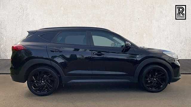 Hyundai TUCSON 1.6 CRDi MHEV N Line SUV 5dr Diesel Hybrid DCT Euro 6 (s/s) (136 ps) Black