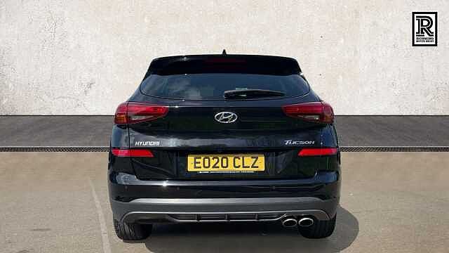 Hyundai TUCSON 1.6 CRDi MHEV N Line SUV 5dr Diesel Hybrid DCT Euro 6 (s/s) (136 ps) Black