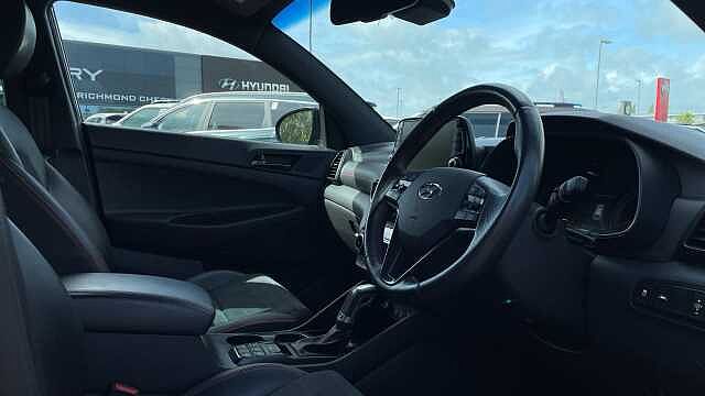 Hyundai TUCSON 1.6 CRDi MHEV N Line SUV 5dr Diesel Hybrid DCT Euro 6 (s/s) (136 ps) Black