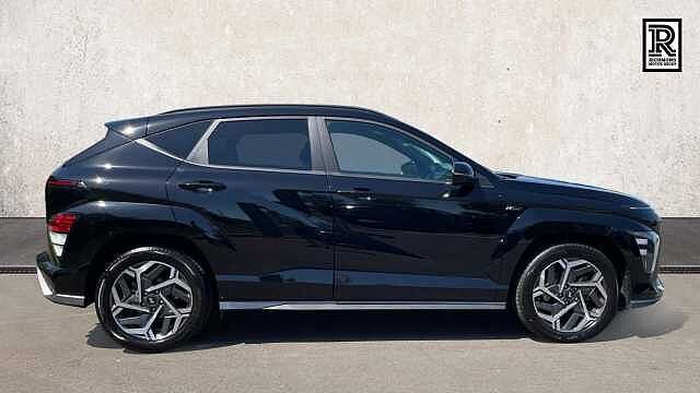 Hyundai KONA 1.6 h-GDi N Line SUV 5dr Petrol Hybrid DCT Euro 6 (s/s) (129 ps) Black