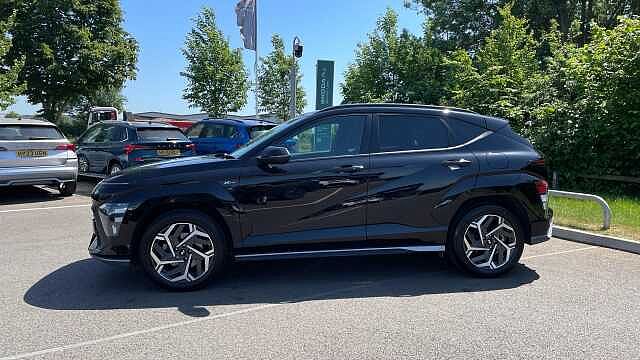 Hyundai KONA 1.6 h-GDi N Line SUV 5dr Petrol Hybrid DCT Euro 6 (s/s) (129 ps) Black