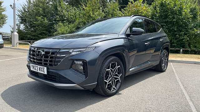 Hyundai TUCSON 1.6 T-GDi MHEV N Line S SUV 5dr Petrol Hybrid DCT Euro 6 (s/s) (150 ps) Grey