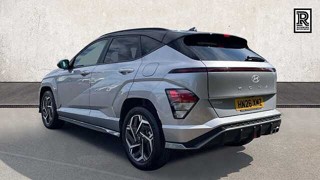 Hyundai KONA 1.6 T-GDi N Line SUV 5dr Petrol DCT Euro 6 (s/s) (138 ps) Shimmering Silver (2TR)