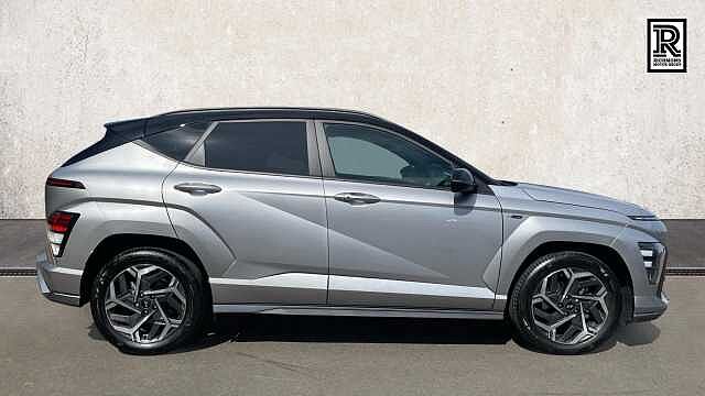 Hyundai KONA 1.6 T-GDi N Line SUV 5dr Petrol DCT Euro 6 (s/s) (138 ps) Shimmering Silver (2TR)