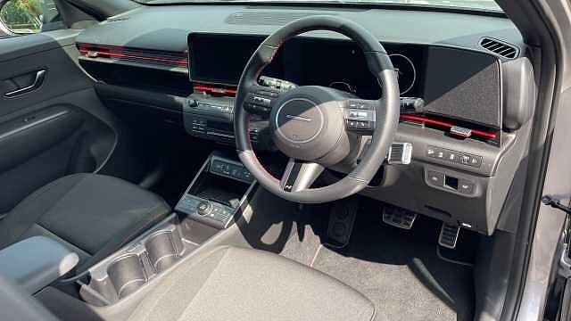 Hyundai KONA 1.6 T-GDi N Line SUV 5dr Petrol DCT Euro 6 (s/s) (138 ps) Shimmering Silver (2TR)