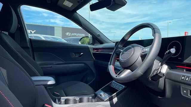 Hyundai KONA 1.6 T-GDi N Line SUV 5dr Petrol DCT Euro 6 (s/s) (138 ps) Shimmering Silver (2TR)