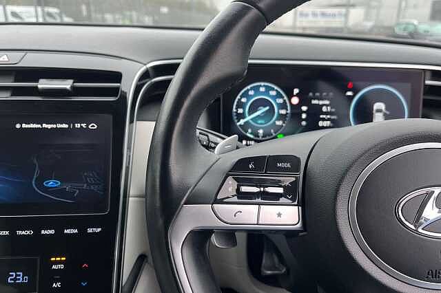 Hyundai TUCSON 1.6 H T Gdi Ultimate Suv 5dr Petrol Hybrid Auto Euro 6 (s/s) (230 Ps) Sunset Red