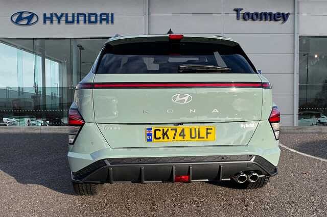 Hyundai KONA 1.6 H Gdi N Line Suv 5dr Petrol Hybrid Dct Euro 6 (s/s) (129 Ps) Mirage Green