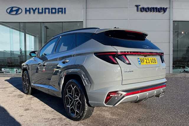 Hyundai TUCSON 1.6 T Gdi Mhev N Line S Suv 5dr Petrol Hybrid Dct Euro 6 (s/s) (150 Ps) Grey