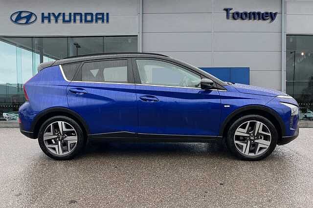 Hyundai BAYON 1.0 T Gdi Mhev Ultimate Suv 5dr Petrol Hybrid Dct Euro 6 (s/s) (100 Ps) Intense Blue/Black