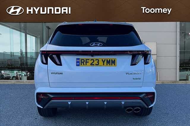 Hyundai TUCSON 1.6 H T Gdi N Line Suv 5dr Petrol Hybrid Auto Euro 6 (s/s) (230 Ps) Atlas White