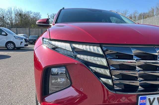 Hyundai TUCSON 1.6 T Gdi Mhev Premium Suv 5dr Petrol Hybrid Dct Euro 6 (s/s) (150 Ps) Sunset Red