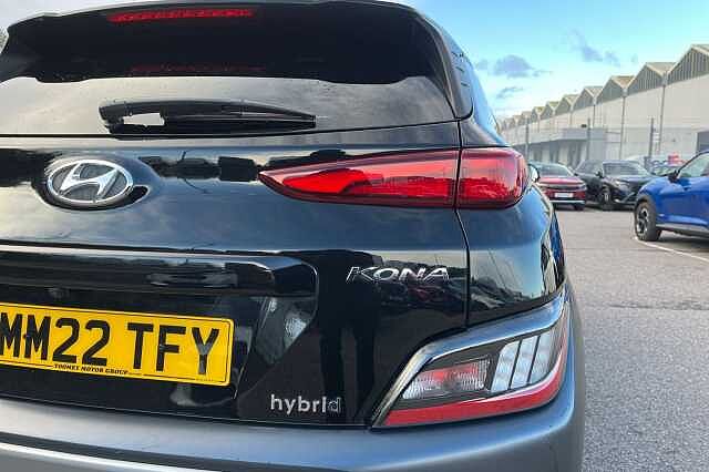 Hyundai KONA 1.6 H Gdi Premium Suv 5dr Petrol Hybrid Dct Euro 6 (s/s) (141 Ps) Phantom Black