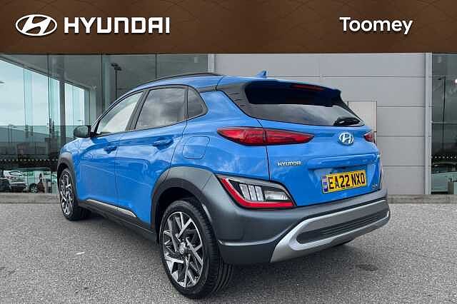 Hyundai KONA 1.6 H Gdi Premium Suv 5dr Petrol Hybrid Dct Euro 6 (s/s) (141 Ps) Surfy Blue