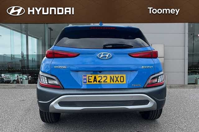 Hyundai KONA 1.6 H Gdi Premium Suv 5dr Petrol Hybrid Dct Euro 6 (s/s) (141 Ps) Surfy Blue