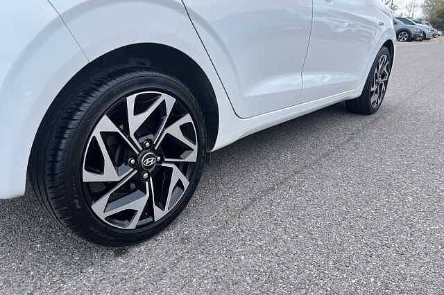 Hyundai I10 1.0 T Gdi N Line Hatchback 5dr Petrol Manual Euro 6 (s/s) (100 Ps) Polar White