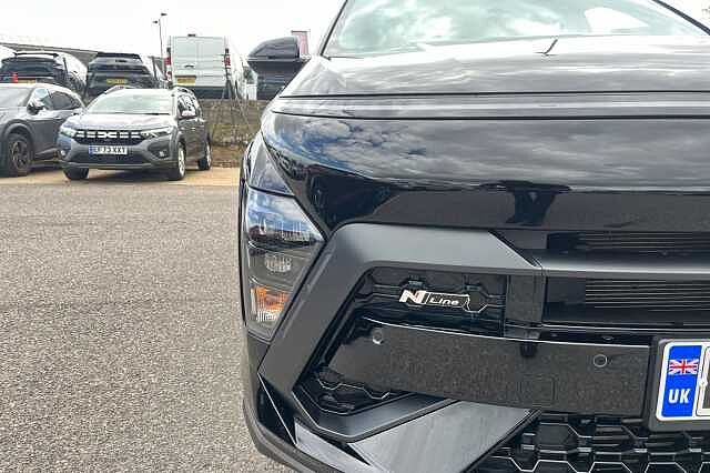 Hyundai KONA 1.6 T Gdi N Line Suv 5dr Petrol Manual Euro 6 (s/s) (138 Ps) Abyss Black